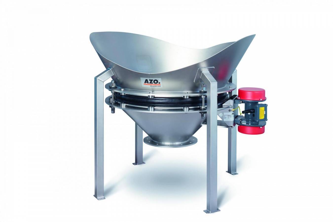 AZO vibration bottom – easy to clean AZO at Powtech 2019