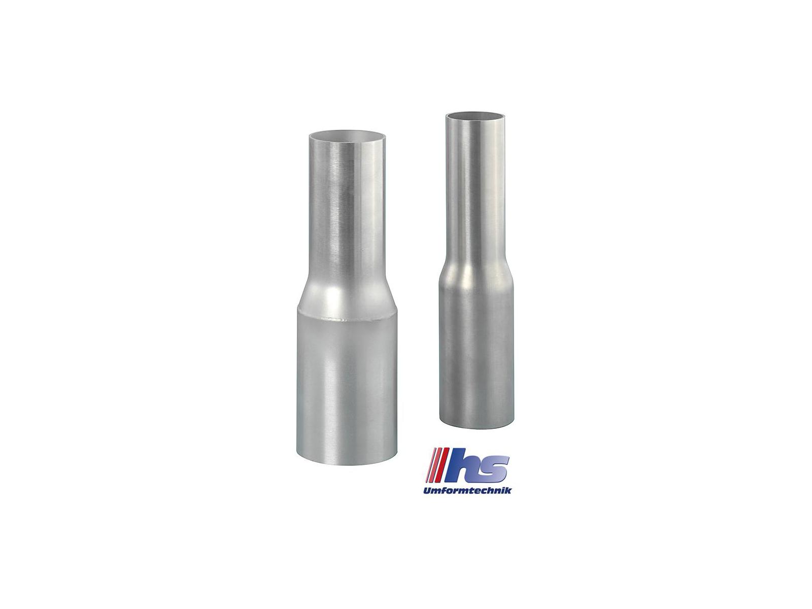 Stainless steel reducers material no. AISI 304 - ex stock with outer diameters from 38.0 mm till 168.3 mm