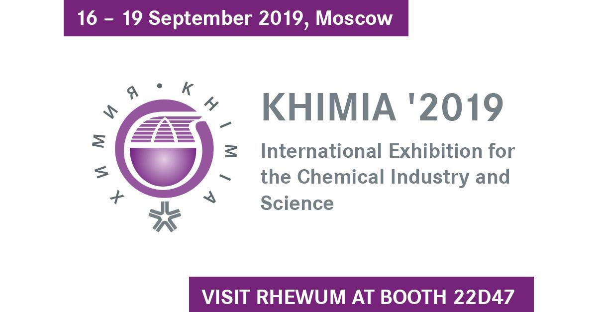 KHIMIA 2019 | International fair for the chemical industry 16.-19. September 2019 ► Screening technology for the chemical industry at KHIMMIA