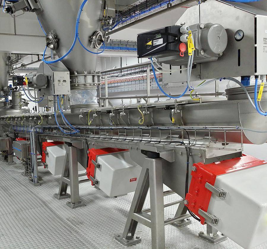 Mechanical conveying, an effective option for materials that are difficult to convey and pose a risk of explosion