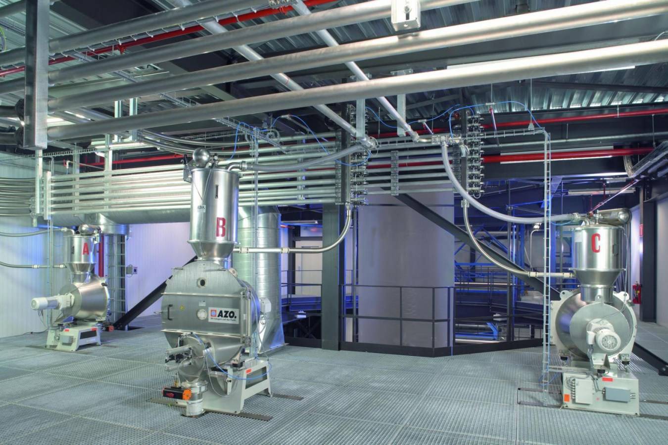 AZO®MIXOMAT economical transporting, dosing, weighing and mixing with an ingenious system