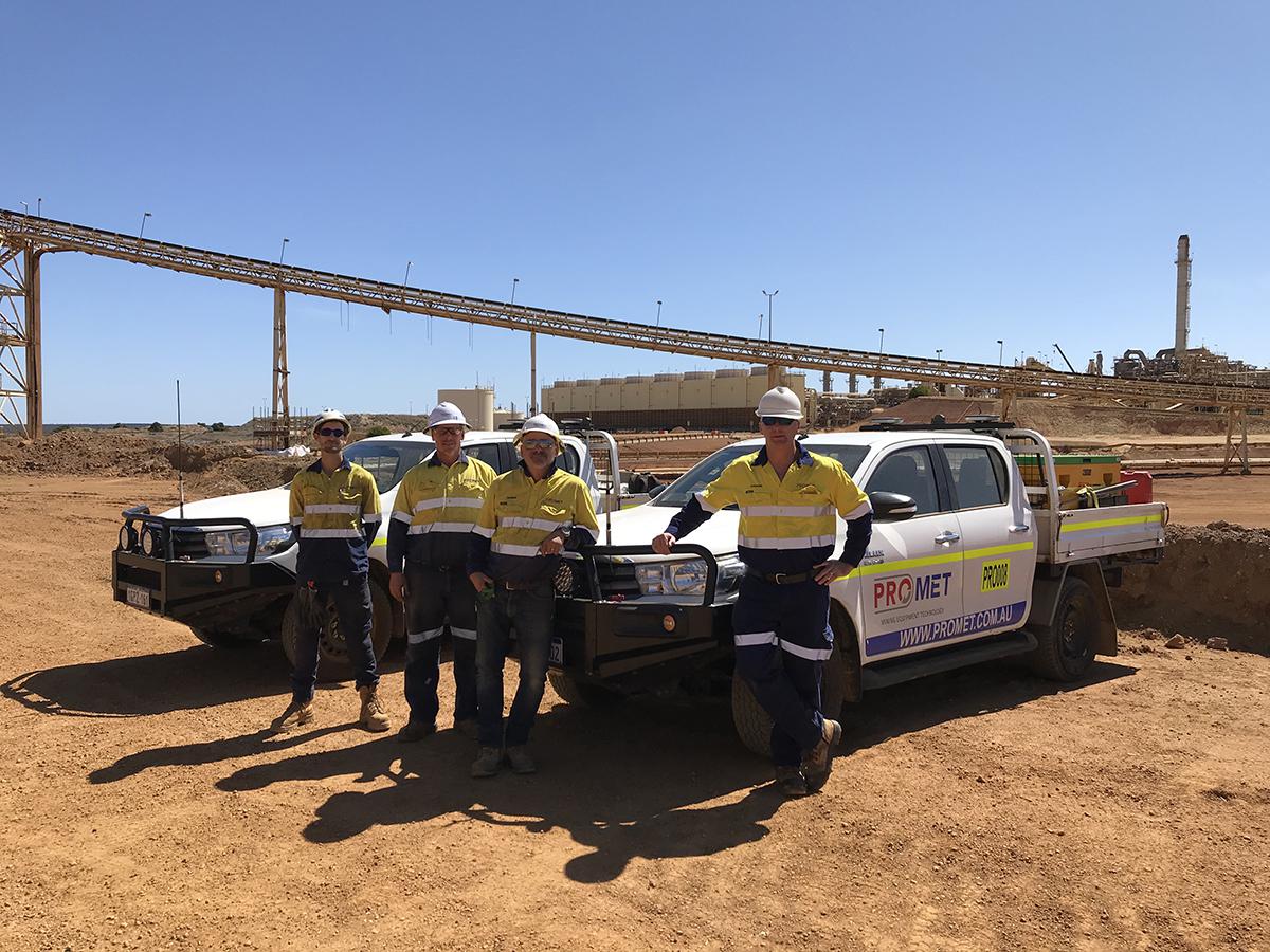 CenTrax goes Down Under Belt trackers for Promet Mining & Metals Australia.