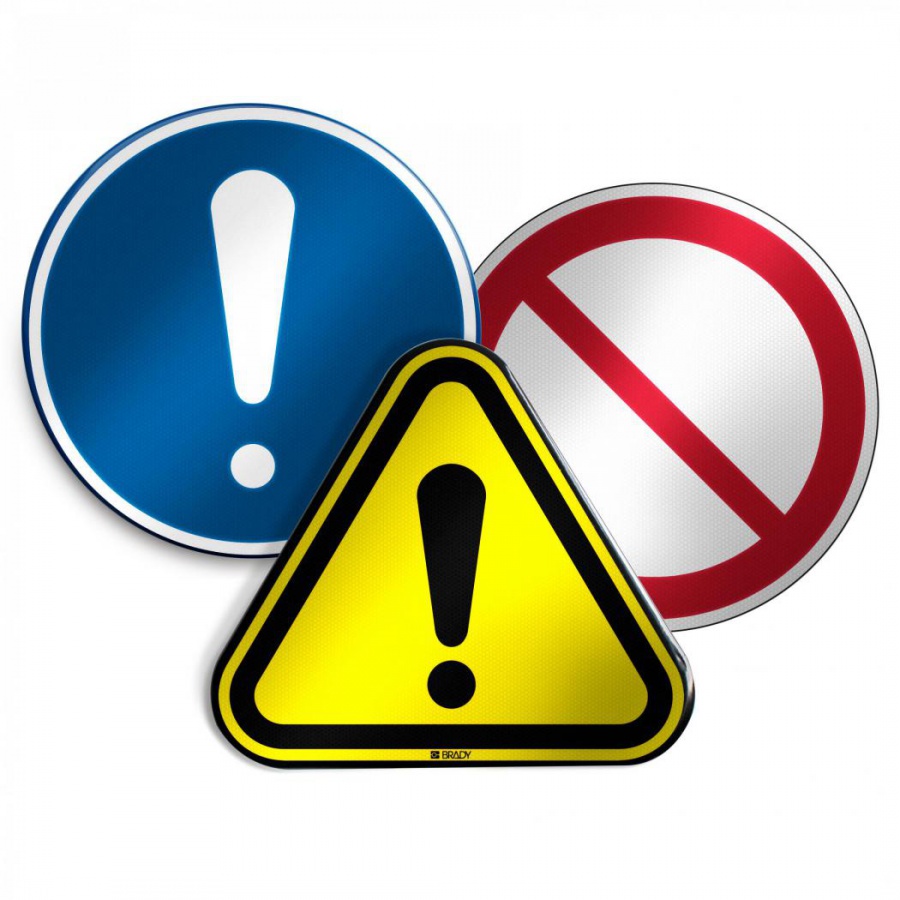 Stark reflektierende Schilder schaffen Sicherheit im Dunkeln 