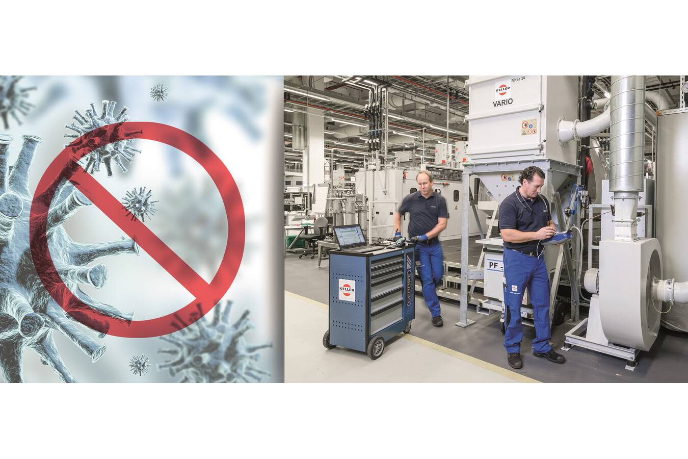 Clean air in manufacturing plants The Corona pandemic is a wake-up call to improve air quality inside manufacturing plants and other spaces