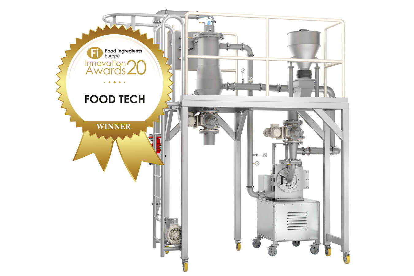 NETZSCH Impact Mill Condux® Compact Innovation from proven technology and winner of the Food Tech Innovation Award 2020